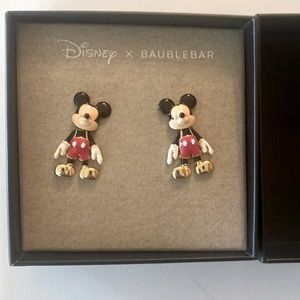 NEW IN BOX Disney Baublebar Mickey Earrings